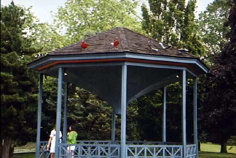 Gazebo in Wilcox Park, Westerly, RI