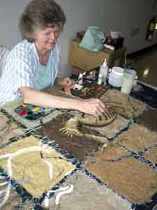 Jane working on sitemap 