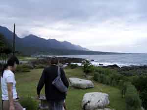 Sea and Mountain view from Cultural Director's home