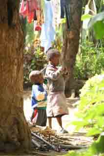 Two small children