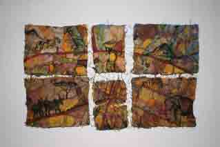 Tanzania Flag (back of flag - Arusha map)