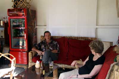 Seppo and Jane talking