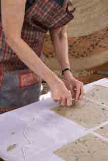 Jane continuing to make Tanzania map